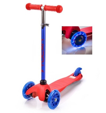 3-КОЛЕСНЫЙ БАЛАНСИРОВАННЫЙ СКУТЕР СВЕТОДИОДНЫЙ МЕТЕОР АНОДИРОВАННЫЙ