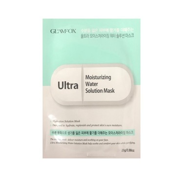 Maska w plachcie Glamfox Ultra Moisturizing Water Solution Mask 25 ml