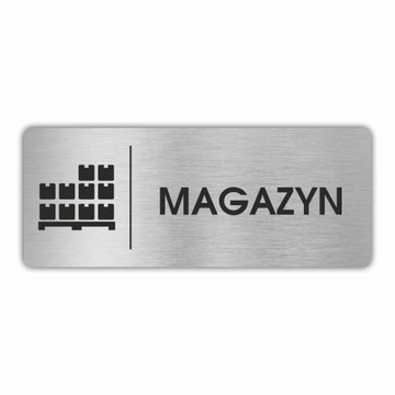 Tabliczka piktogram MAGAZYN 20x8 cm