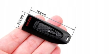 PenDrive SanDisk Ultra USB 3.0 128 ГБ флэш-памяти 130 МБ/с черный