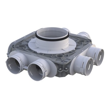 Rozdzielacz 6-króćcowy 6x75/160 FlexiVent tworzywo