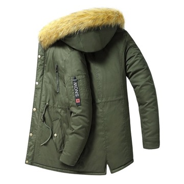 МУЖСКОЕ ЗИМНЕЕ ПАЛЬТО, ЗИМНЯЯ КУРТКА, Толстая парка