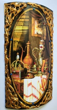 Stylowy Obraz Zawieszka Cekiny 42 x 22 cm