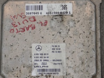ЭБУ КОНТРОЛЛЕРА MERCEDES SPRINTER A6519000601 A6519019400