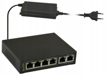 Switch 6-portowy do 4 kamer IP SG64 Pulsar