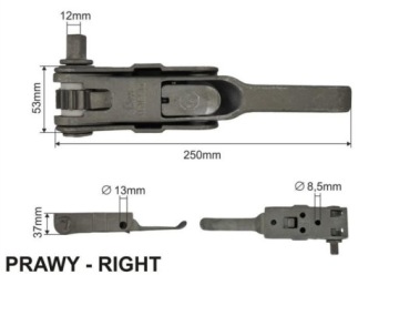 NAPINACZ PLANDEKI NACIĄG FIRANKI PWP TENDER PRAWY