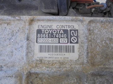 JEDNOTKA ŘÍZENÍ 89661-74040 TOYOTA IQ 1.0 VVT-I