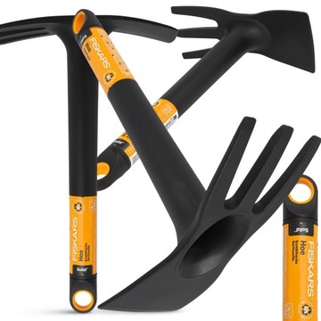 Motyczka Ogrodowa 2w1 Pazurki Grabki Fiskars Solid Do Ziemi Ogrodu Gleby