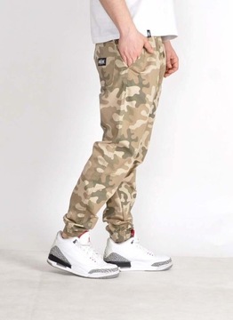 Spodnie XL Bossline Casual Jogger Dessert Camo