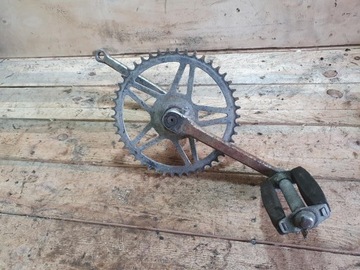 СТАРЫЙ ВИНТАЖНЫЙ ВЕЛОСИПЕД FAVO ФРАНЦУЗСКИЕ ПЕДАЛИ ШАТАНЫ ЗВЕЗДОЧКА ОРИГИНАЛЬНАЯ HVE