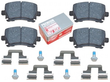KLOCKI HAMULCOWE TYŁ VW TOURAN PASSAT B6 B7 CC EOS