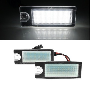 LAMPY PODSVÍCENÍ TABULKY SPZ LED VOLVO S60 S80 V70 XC70 XC90