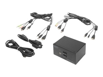 Digitus KVM-переключатель 2x2 HDMI, 2 порта