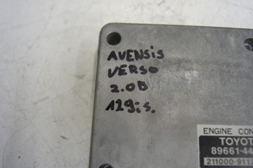 AVENSIS VERSO 2.0 ŘÍZENÍ MOTORU