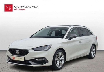 Seat Leon IV Sportstourer 1.5 eTSI (MHEV) 150KM 2021 Seat Leon FR 1.5eTSI 150KM DSG Hak Kamera FullLink DCC Panorama Kessy ACC