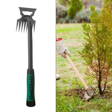 Narzędzie do odchwaszczania grabi ogrodowych 36 cm 2 w 1 Pusta motyka i gra