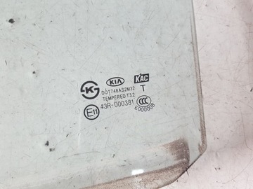 KIA RIO 3 III 11-17R HB SKLO (OKNO) DVEŘE LEVÝ ZADNÍ 5D