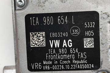 KAMERA PŘEDNÍ DO SUV-A AUDI Q4 1EA980654L 2022 22750430