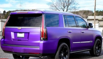 Фольга для обертывания шпона Chrome Mate Purple Pearl Satin Purple 50x152 см.