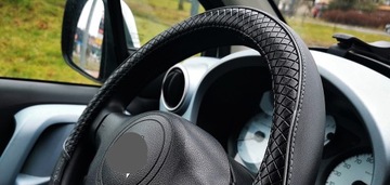 Pokrowiec na kierownice Opel Astra Corsa Mokka Insignia Zafira Czarny Prem