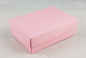 Pudełko laminowane 255x160x75 mm Różowe