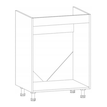 PROVANCE D60Z шкаф под раковину: белый/андерсен