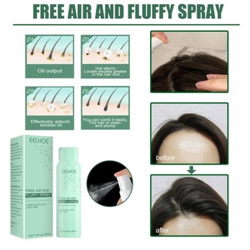 Освежающий спрей Eelhoe Free Air And Fluffy Lazy Oil Control