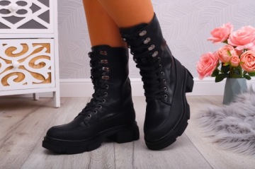 ЖЕНСКИЕ САПОГИ GLANS ВЫСОКИЕ САПОГИ TRAPPERS