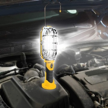 LAMPA LATARKA WARSZTATOWA 3W1 LED COB MAGNES HAK