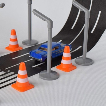 MODEL STOŁU PIASKOWEGO ROADBLOCK ZABAWKI DLA DZIECI 21 SZT