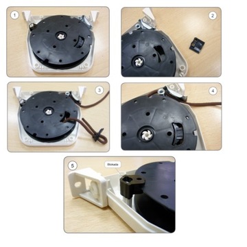 Втягивающее устройство ALUPROF для наружных рулонных штор со шнуром