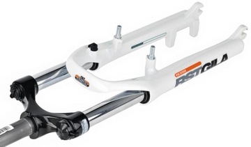 Widelec RST Gila ML 26 1 1/8 blokada biały