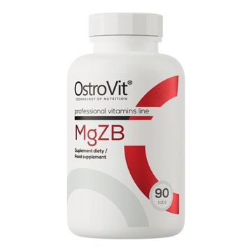 OstroVit MgZB 90 tabs MAGNEZ WITAMINA B CYNK Regeneracja ZMA