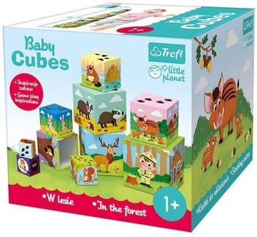 Trefl BABY CUBES В ЛЕСНОЙ ПИРАМИДЕ Блоки