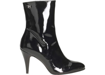 Tommy Hilfiger Botki FW0FW04674 Elevated Patent Bo
