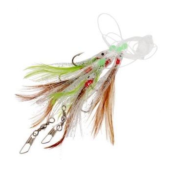 4xSabiki Rigs Jigs Lure Soft