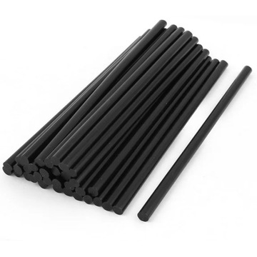 KLEJ NA GORĄCO DO PISTOLETU 11mm TERMOTOPLIWY HOT MELT W LASKACH CZARNY 1KG
