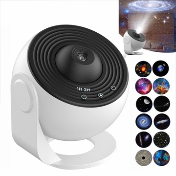 LAMPA PROJEKTOR GALAXY GWIAZD NIEBA NOCNA LED SYPIALNIA DZIECI 12 PLANET