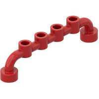 Lego Pałąk 1x6 zamknięty 6140 4289557 Red 1szt U