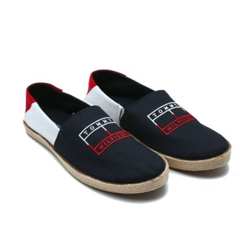 Tommy Hilfiger Espadryle Color Block granat r.40