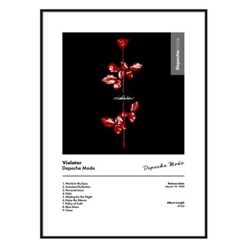 Plakat Depeche Mode Violator Płyta CD Vinyl Cover