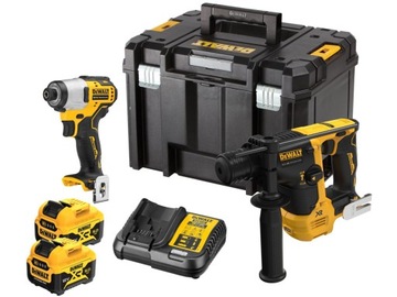 ZESTAW COMBO DEWALT ZAKRĘTARKA MŁOTOWIERTARKA DCK2104P2T 12V DCH072 DCF801