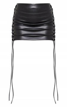 МИНИ-ЮБКА ИЗ ЭКО КОЖИ PRETTYLITTLETHING M