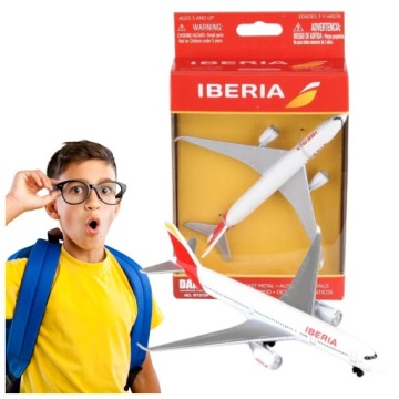 MODEL SAMOLOTU DLA DZIECI AIRBUS IBERIA ZABAWKA