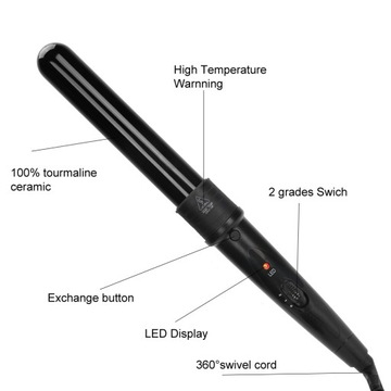 Щипцы для завивки со светодиодной подсветкой 5 в 1 Регулируемая температура