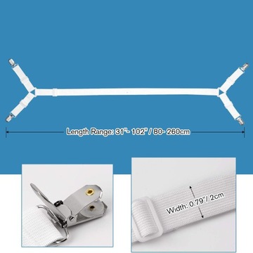 СОЕДИНИТЕЛИ ЛИСТОВ ЭЛАСТИЧНАЯ РЕМЕНЬ ДЛЯ КРЕПЛЕНИЯ ЛИСТА 2 ШТ.