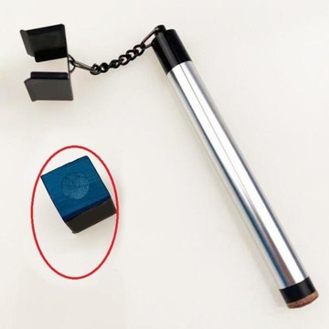 Держатель для бильярдного мела, органайзер для хранения мела, наконечник для бильярдного кия