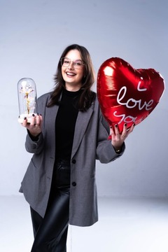 ВЕЧНАЯ РОЗА В СТЕКЛЕ, СВЕТЯЩАЯСЯ СВЕТОДИОДНАЯ РОЗА, ПОДАРОК ​​УЧИТЕЛЮ, КОНЕЦ ГОДА