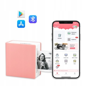 BeMark M02PRO Mini drukarka ZDJĘĆ NAKLEJKI KODÓW