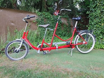 ROWER TANDEM REHABILITACYJNY KIEROWANY Z TYŁU UNIKAT!!!